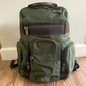 TUMI Backpack Luggage in Army/Military Green